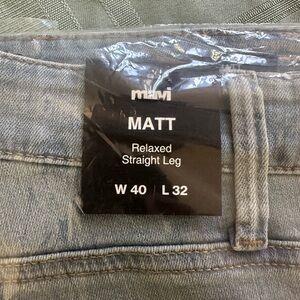 Mavi Blue Relaxed Fit Jeans